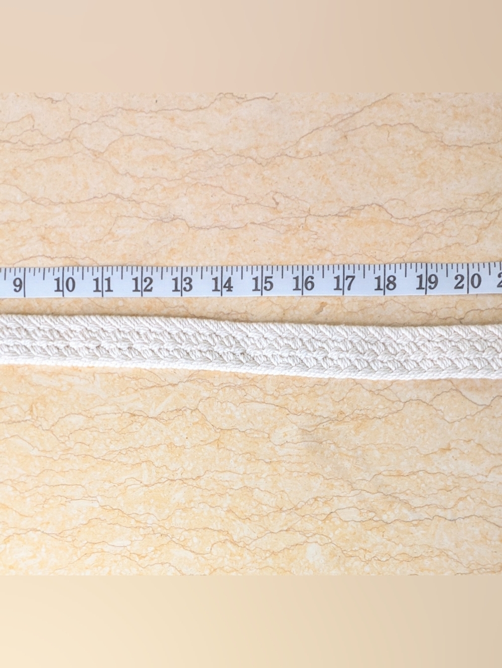 Vintage Off White Braided Brown Leather Belt Gold Tone Buckle Women's S - Picture 11 of 13
